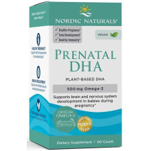 (60 softgels) Prenatal DHA Vegan, 500mg - 60 softgels