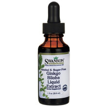 Extrait liquide de Ginkgo Biloba 29.6 ml (1fl oz) Swanson Health Products