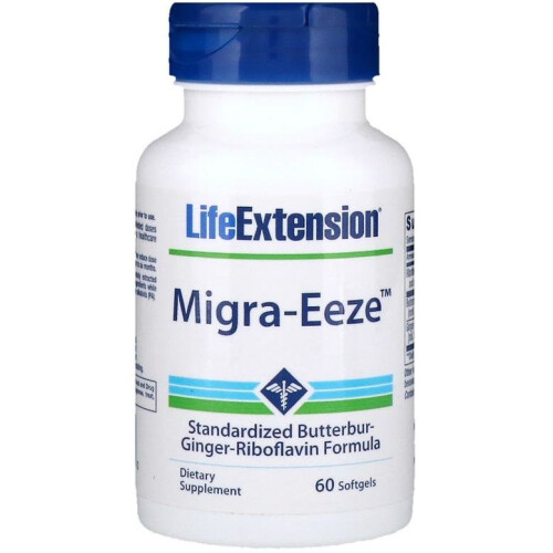 Life Extension, Migra-Eeze, 60 Μοσχοκάρυδα