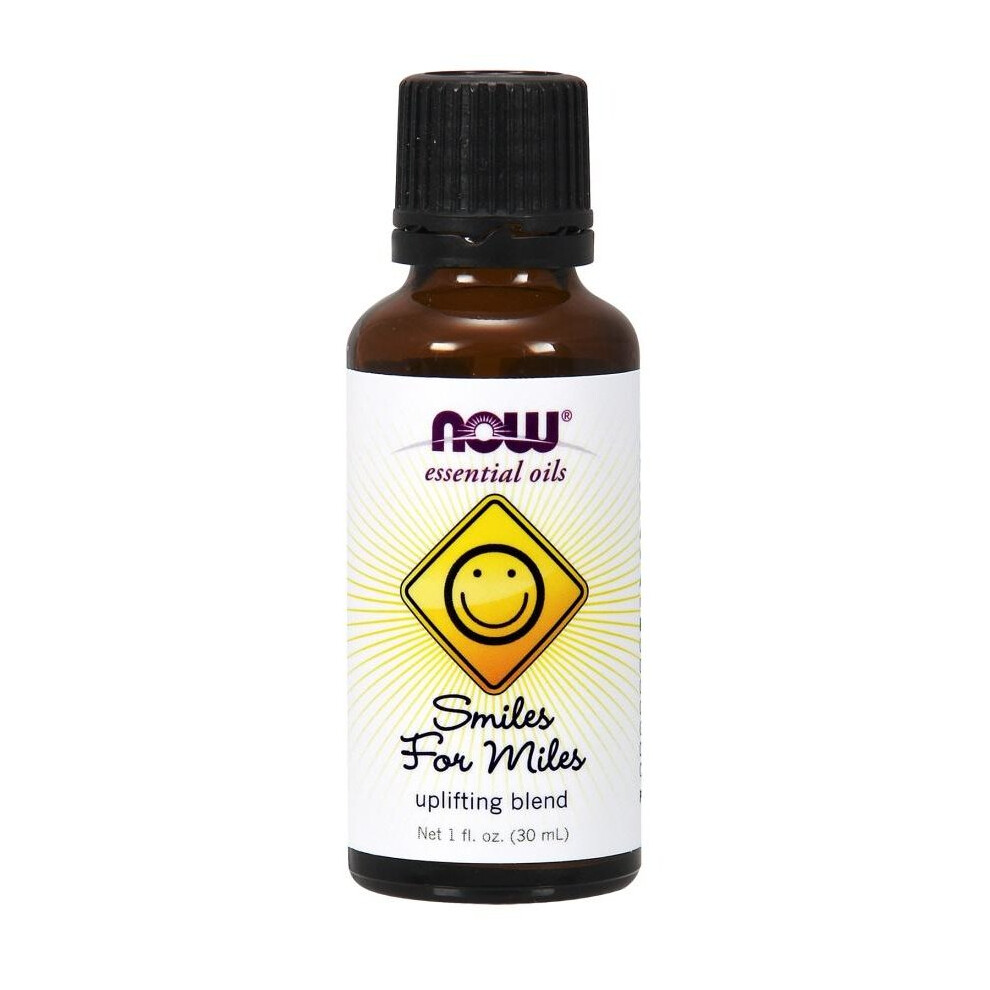 Now Foods (30 Ml.) Essential Oil, Smiles For Miles Oil Blend - 30 Ml. Orange