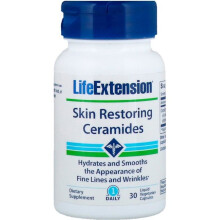 Life Extension, Ceramidas Restauradoras de Pele, 30 Cápsulas Vegetarianas Líquidas
