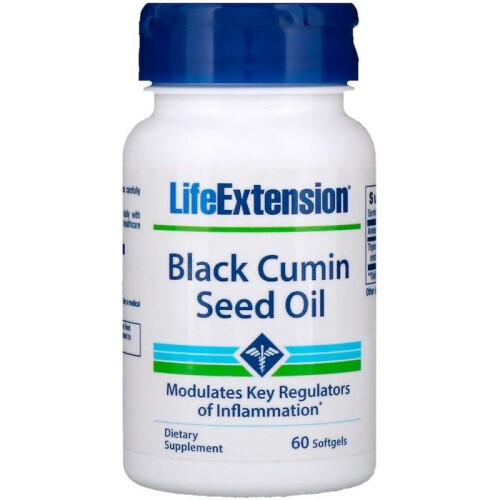Life Extension, Ulei de Semințe de Mustar Negru, 60 Capsule Moale