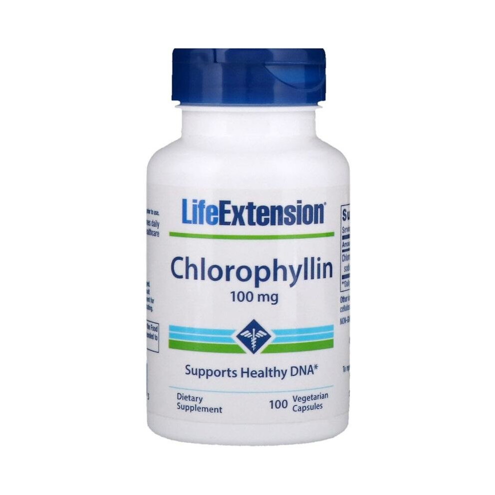 Life Extension (100 Vcaps) Chlorophyllin, - 100 Vcaps 100Mg