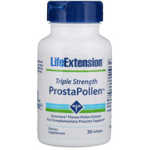Life Extension, ProstaPollen Trzykrotna Siła, 30 Miękkie kapsułki