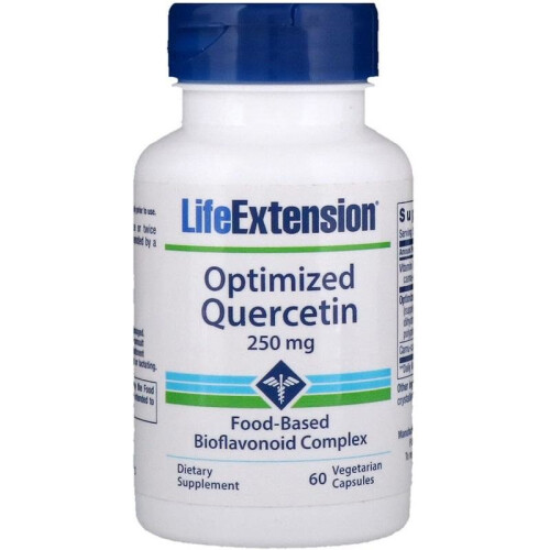 Life Extension, Quercetina Ottimizzata, 250 mg, 60 Capsula Vegetariana
