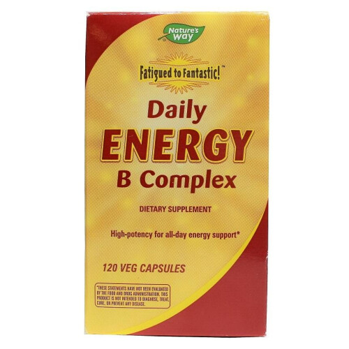 (120 vcaps) Daily Energy B Complex - 120 vcaps