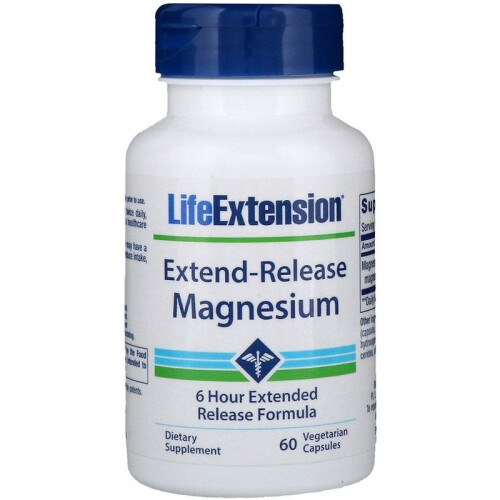 Life Extension, Extend-Release Μαγνήσιο, 60 Βοτανογενή Φύλλα