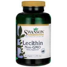 Swanson, Soy Lecithine, 1,2 g, 90 zachte gels