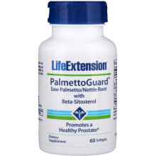 Life Extension, PalmettoGuard, Zawiera Saw Palmetto/Racowiec Korzeniowy z Beta-Sitosterolem, 60 Softgels