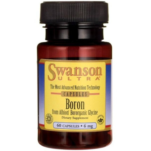 Swanson, Albion, Bor, 6 mg, 60 Tabletek