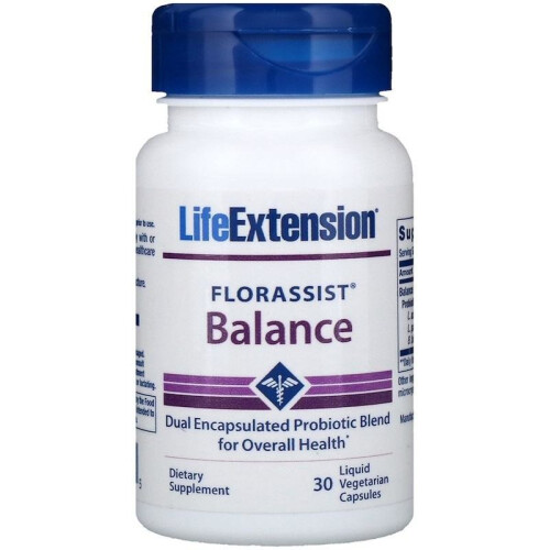 Life Extension, FLORASSIST, Ισορροπία, 30 Λιωμένα Βοτάνιας Φιάλες