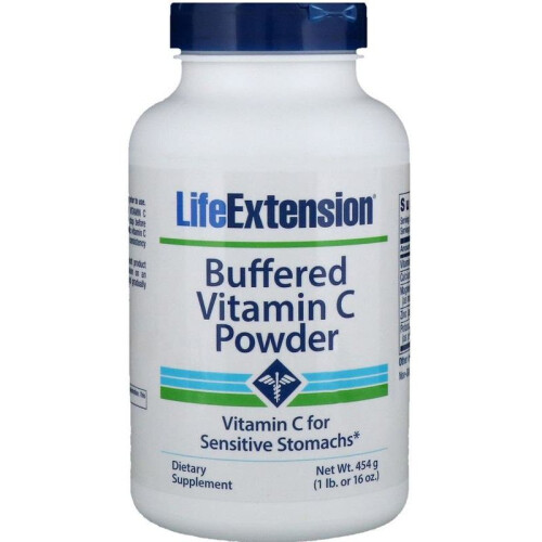 Life Extension, Vitamina C Powder Bufferato, 1 lb (454 g)