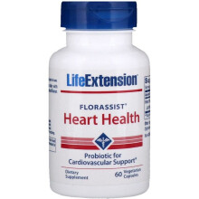 Life Extension, FLORASSIST Probiotikum Herzgesundheit, 60 pflanzliche Kapseln