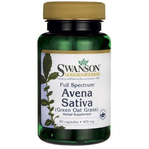 Swanson, Avena Sativa, 400 mg, 60 Capsule