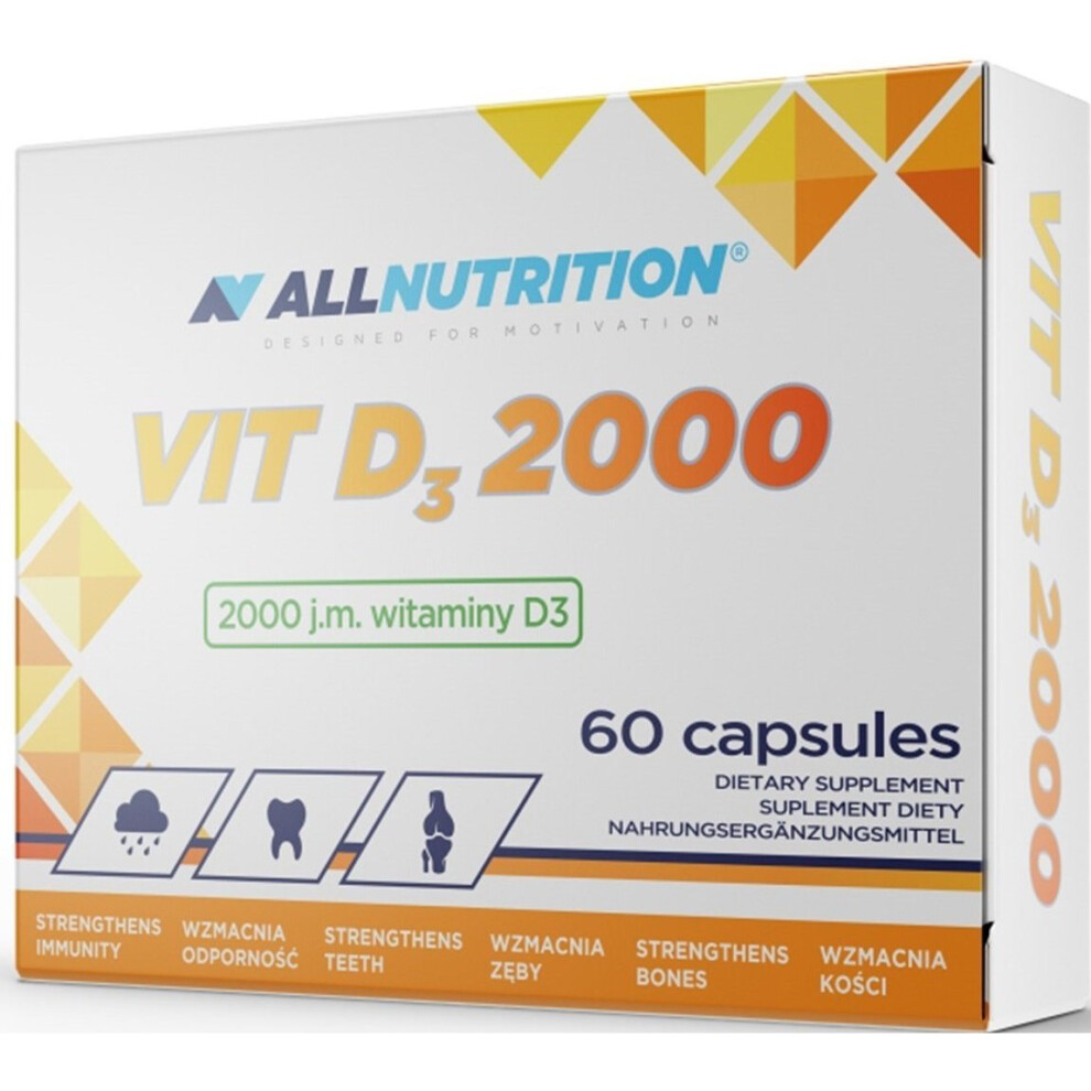Allnutrition (60 Caps) Vit D3 2000 - 60 Caps