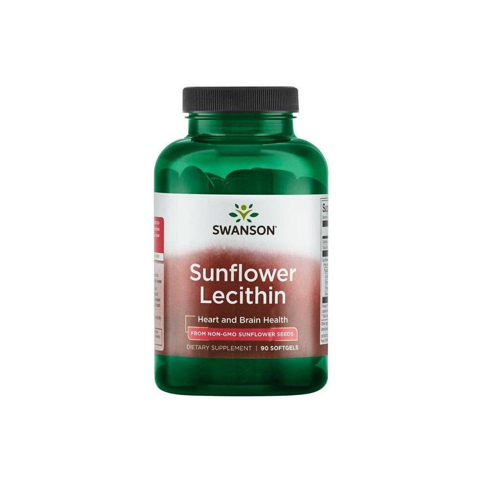 Swanson (90 Softgels) Sunflower Lecithin - 90 Softgels