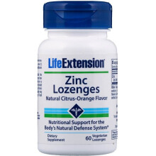 Life Extension, Zinklozengor, Citrus-Orange, 60 Vegetariska Lozengor