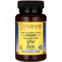 Swanson, Glicină, 500 mg, 60 Capsule de Legume