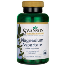 Swanson, Magnézium Aszpartát, 685 mg, 90 Kapszula