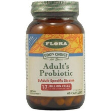 Flora, Erwachsenes Probiotikum, 17 Milliarden Zellen, 60 Kapseln