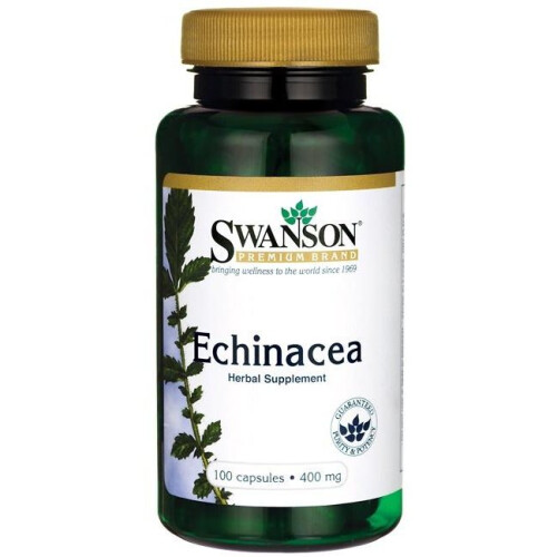 Swanson, Echinacea, 400 mg, 100 Capsule