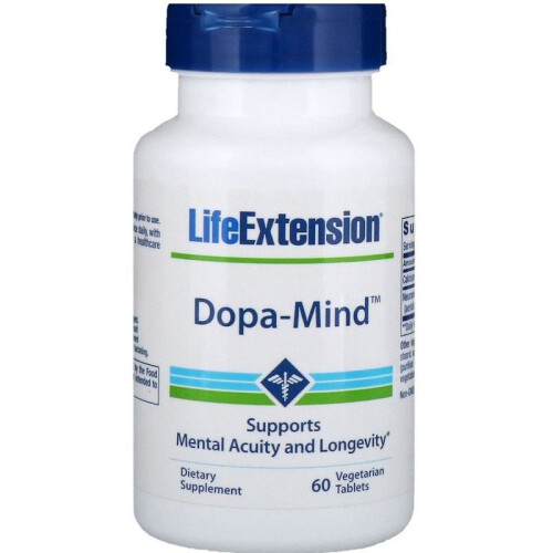 Life Extension, Dopa-Mind, 60 Tabletek Wegetariańskich