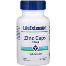 Life Extension, Železné kapsle, Vysoká účinnost, 50 mg, 90 vegetariánkých kapslí