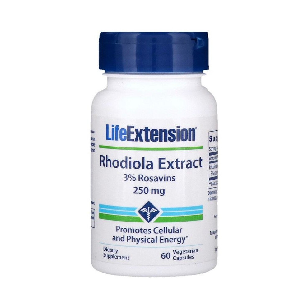 Life Extension (60 Vcaps) Rhodiola Extract, 250Mg - 60 Vcaps