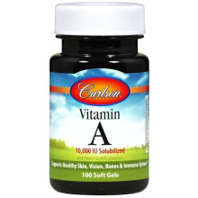 Carlson, Vitamin A, 3,000 mcg RAE (10,000 IU), 100 Soft Gels