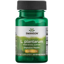 L. Plantarum Probiotique 10 milliards d'UFC 30 gélules végétaliennes Swanson Health Products