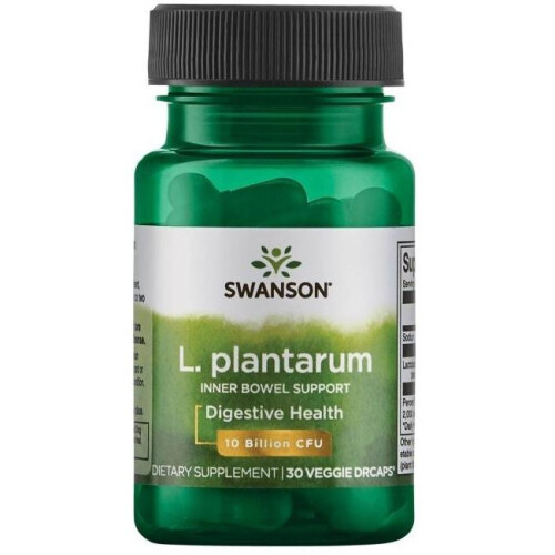 Swanson, L. Plantarum Προβιοτικό, 10 Δισεκατομμύρια CFU, 30 Βοτανογενή EMBO Φιαλίδια