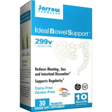 Jarrow Formulas, Vegan Ideal Bowel Support, 10 Billion CFU, 30 Veggie Kapslí