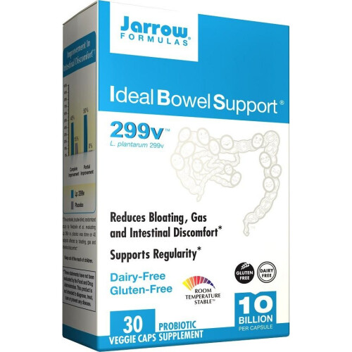 Jarrow Formulas, Βιολογική Ιδανική Υποστήριξη Κοιλιοπαγή, 10 Δισεκατομμύρια CFU, 30 Veggie Capsules