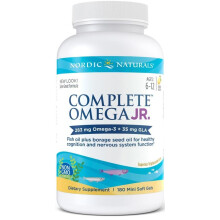 Nordic Naturals, Complete Omega Junior, 6+, Lemon, 90 Mini mjuka kapslar