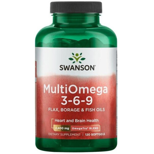 Swanson, MultiOmega 3-6-9, 120 Softgels