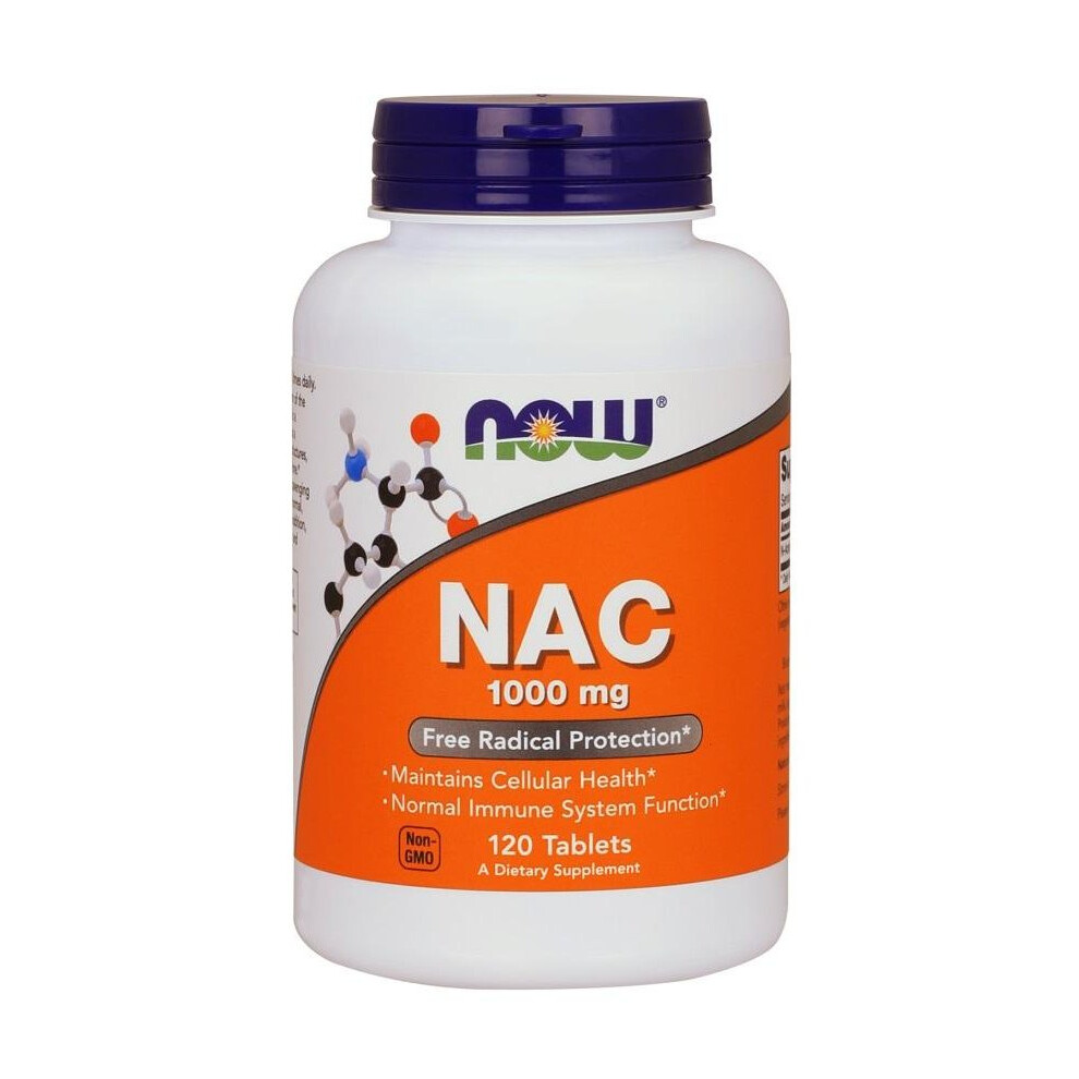 Now Foods (120 Tabs) Nac, - 120 Tabs 1000Mg