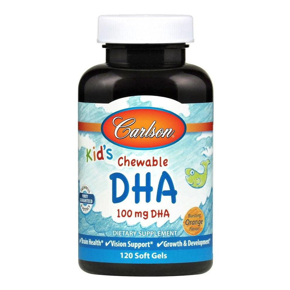 Carlson Labs (120 Softgels) Kid's Chewable Dha
