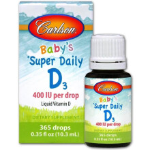 Carlson, Baba Napos Napi D3, 10 mcg (400 IU), 0,35 fl oz (10,3 ml)