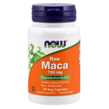 NOW Foods, Maca Crua, 750 mg, 90 Capsulas Veg