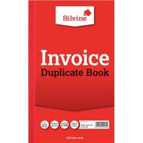 Silvine Duplicate Invoice Book 611