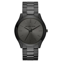Montre Homme Michael Kors Slim Runway MK8507 - Cadran noir, bracelet inox, étanche 50 m
