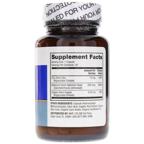 Dr. Mercola Zinc plus Selenium - Dietary Supplement 30 capsules 1