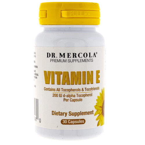 Dr. Mercola, Vitamine E, 30 Kapsules