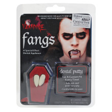 Bristol Novelty Unisex Adults Dracula Fang Caps (1 Pair)