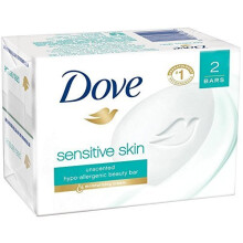 Dove Sapone di Bellezza Ipoallergenico per Pelli Sensibili 3.75 oz (Confezione da 6)