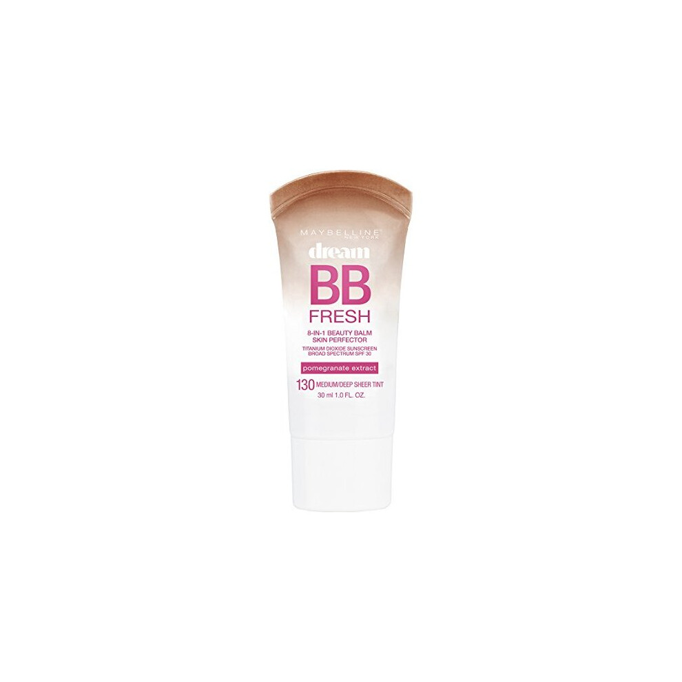 Maybelline Makeup Dream Fresh Bb Cream, Medium/Deep Skintones, Bb Cream Face Makeup, 1 Fl Oz