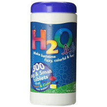 Color My Bath H2O La La Color Changing Bath Tablets, 300-Piece
