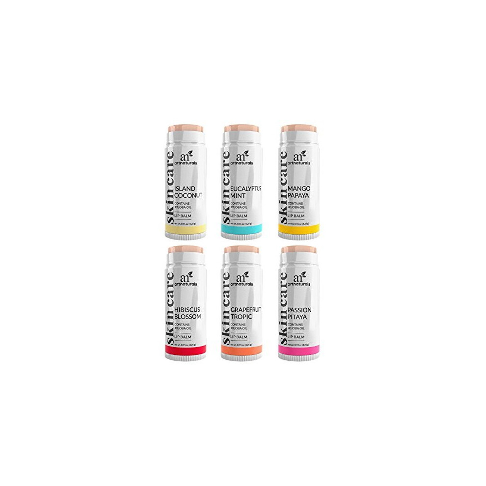 Artnaturals Natural Lip Balm Beeswax, Assorted Flavors