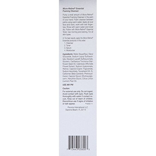 Pevonia Micro Retinol Foaming Cleanser, 4 Fl Oz