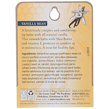 Burts Lip Balm Vanilla Be Size .15z Burts Lip Balm Vanilla Bean .15z